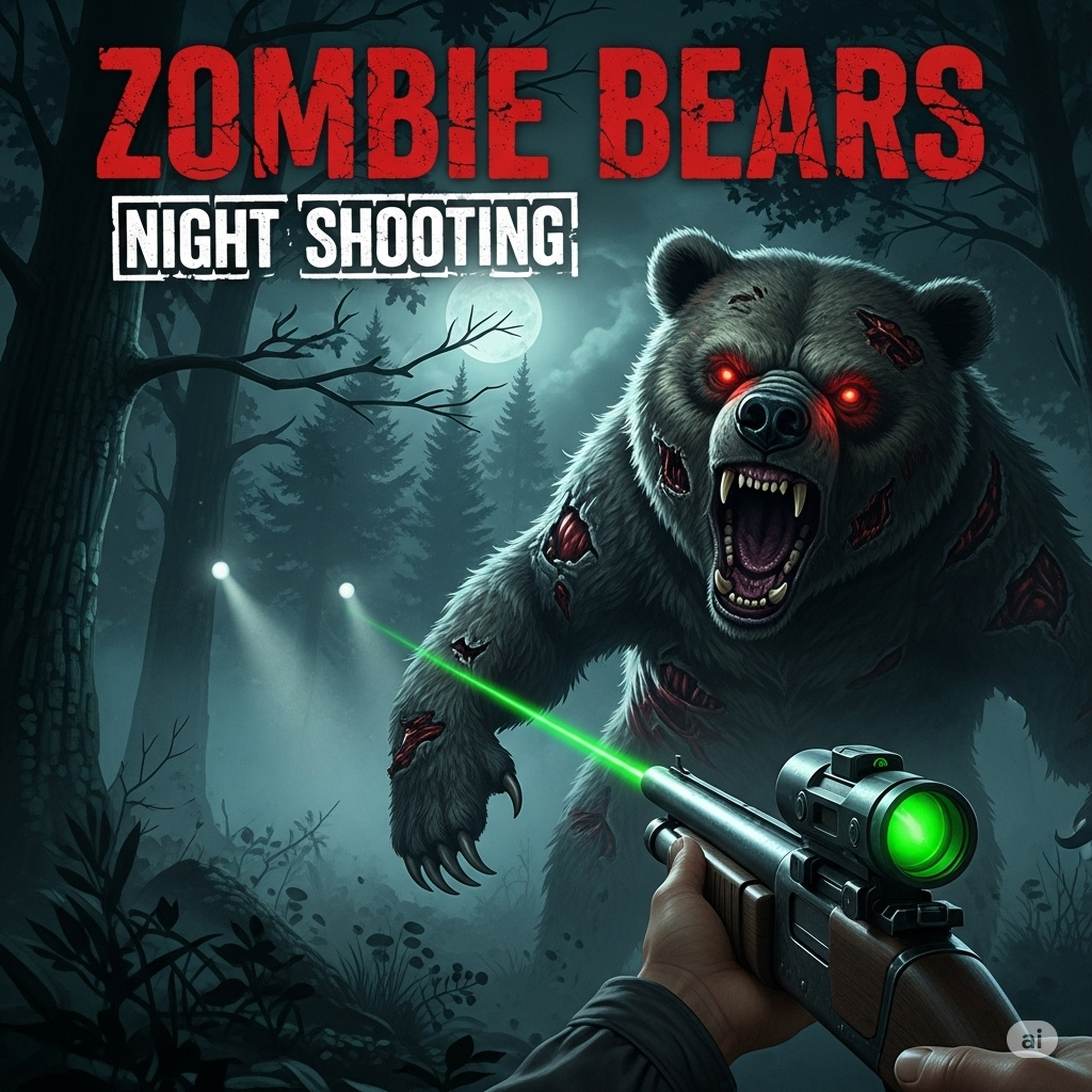 Zombie Bears Night Shooting