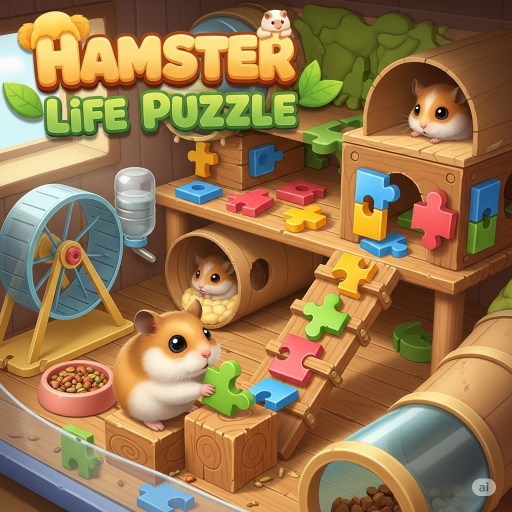 Hamster Life Puzzle