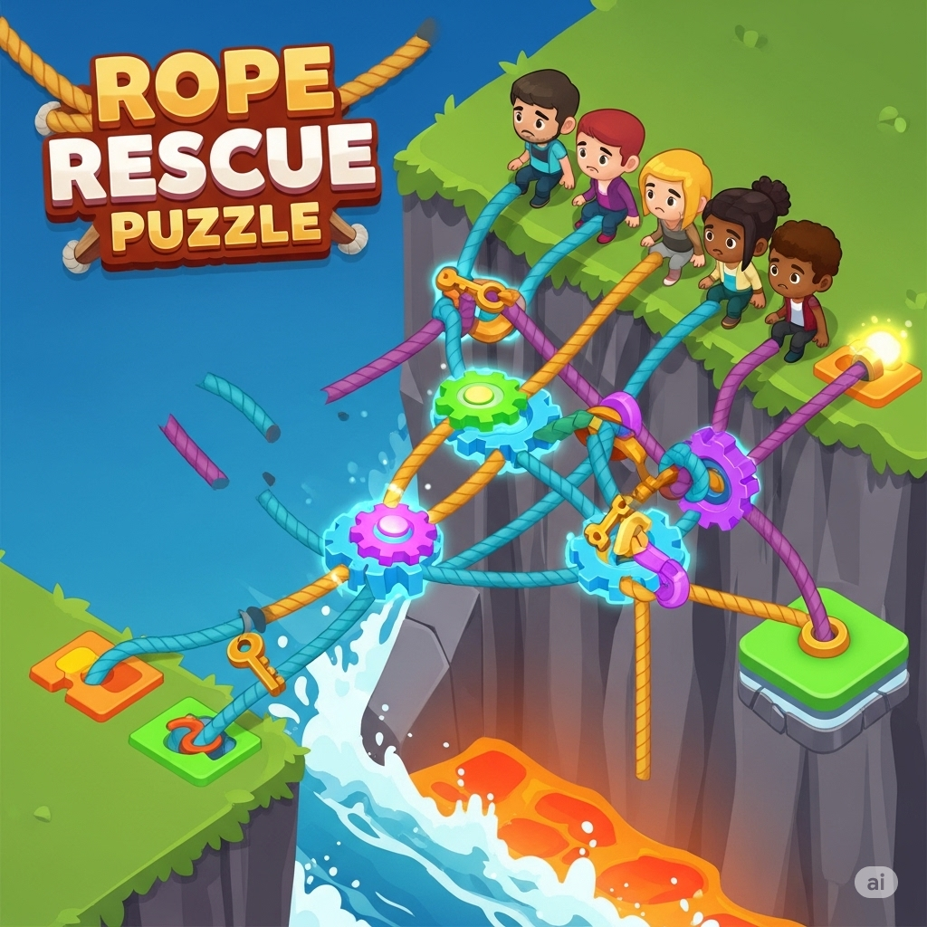 Rope Rescue Puzzle